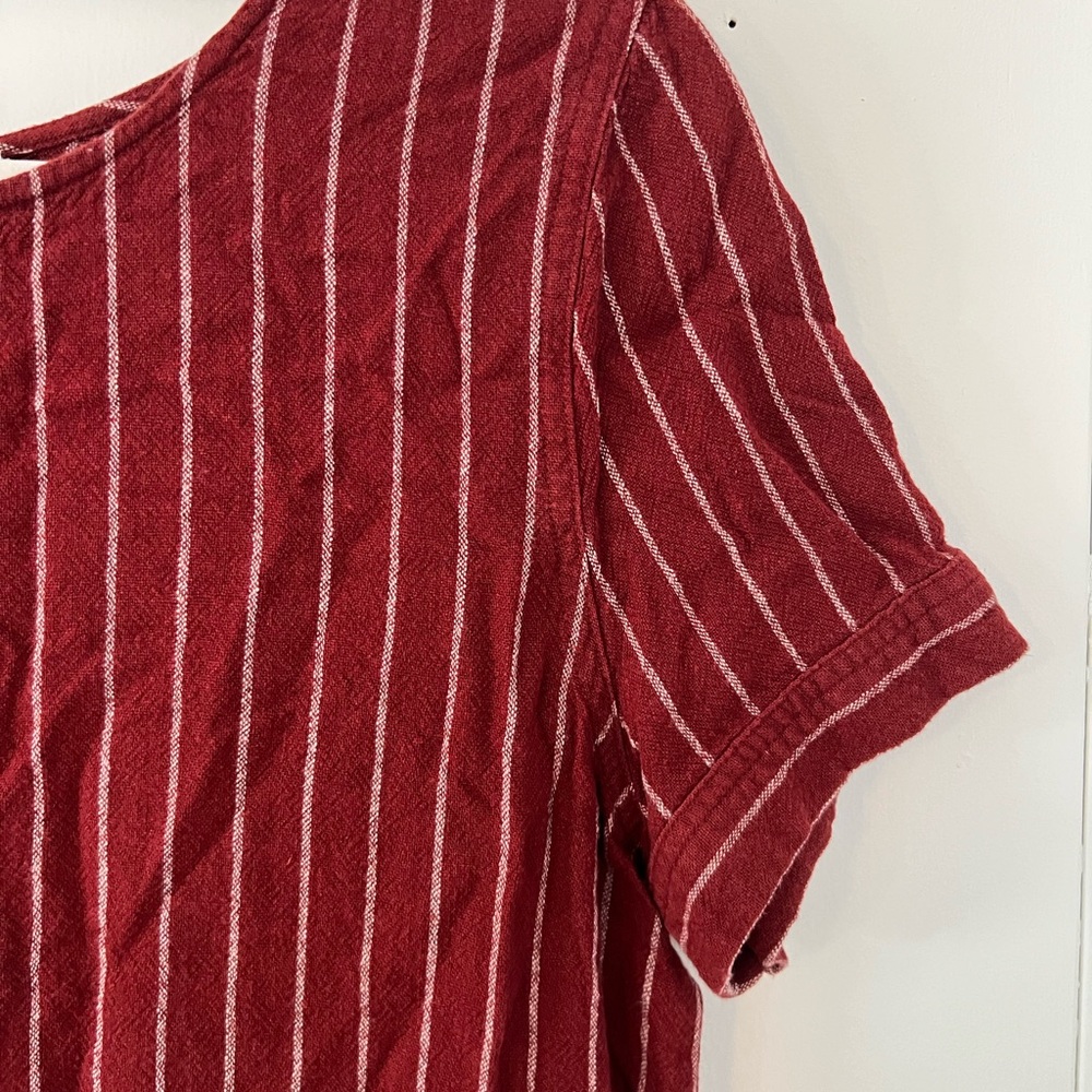 Susina Red Striped Dress